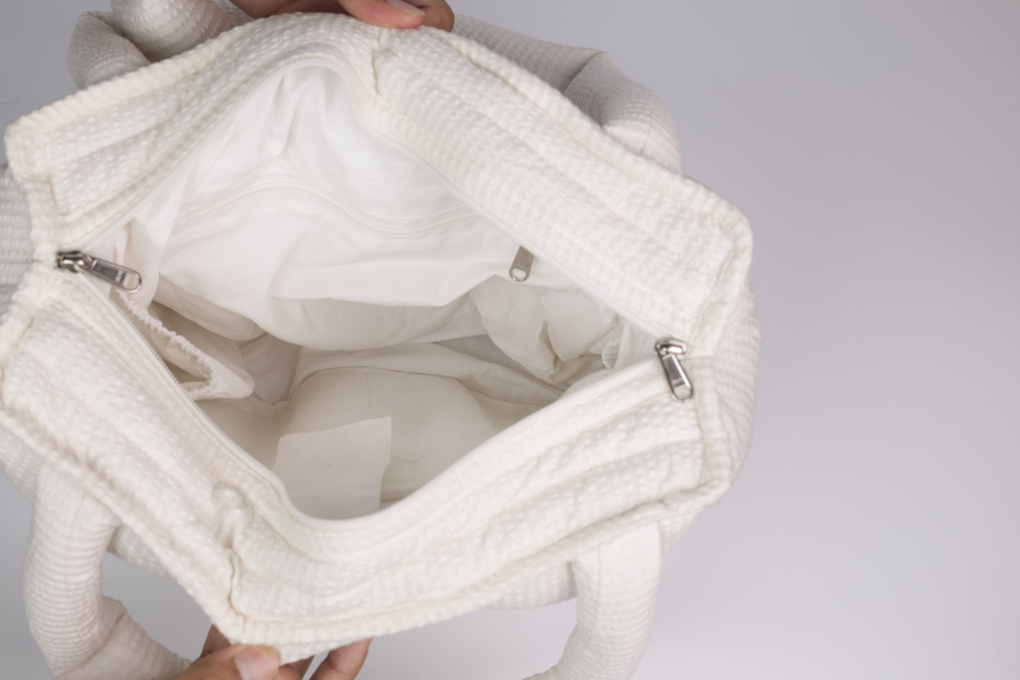 Ivory Cloud Tote Bag