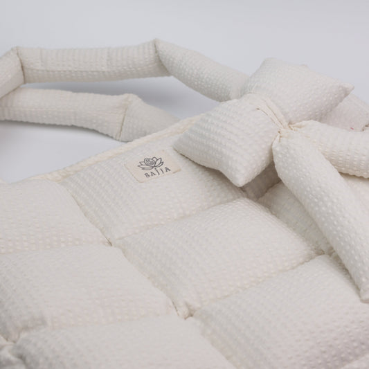 Ivory Cloud Tote Bag
