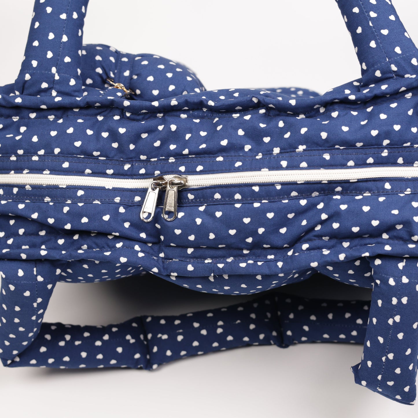 Heart Bloom Puffer Tote