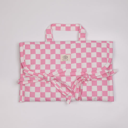 Blush Check Laptop Sleeve