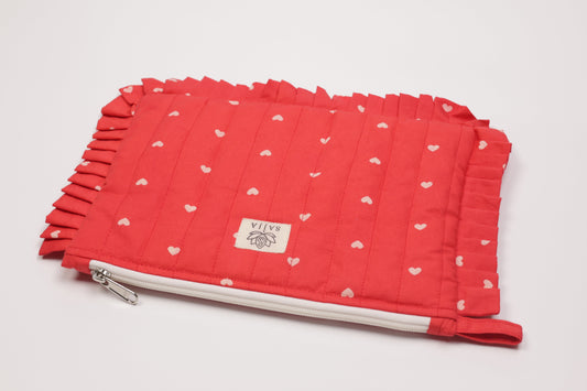 Sweetheart Frill Pouch