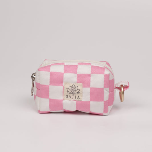 Blush Check Coin Pouch