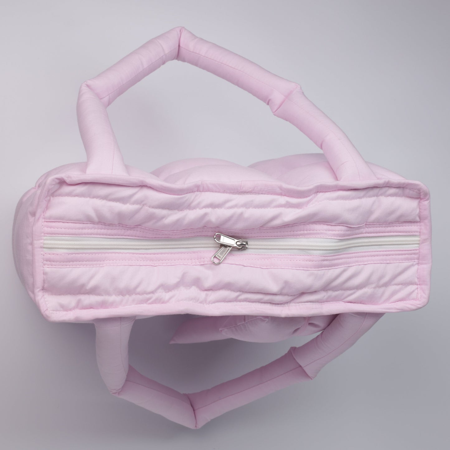 Pink Puffer Tote Bag