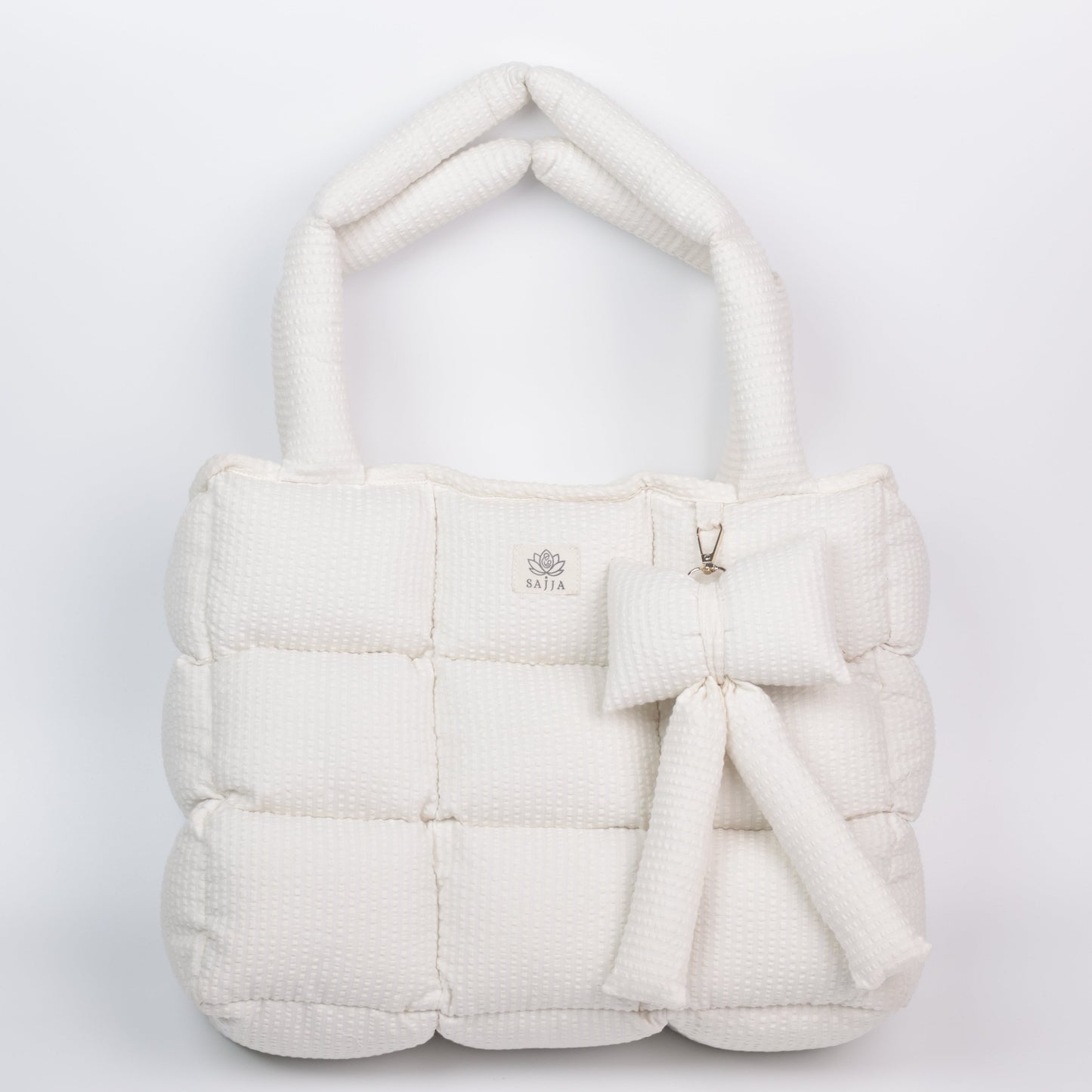 Ivory Cloud Tote Bag