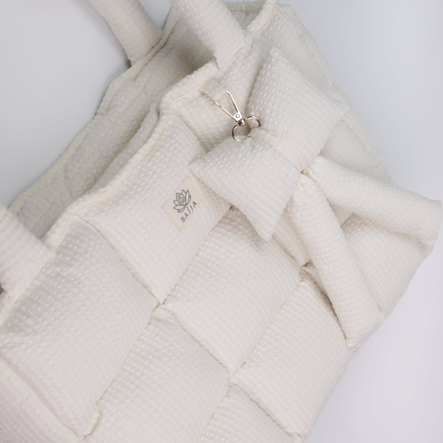 Ivory Cloud Tote Bag