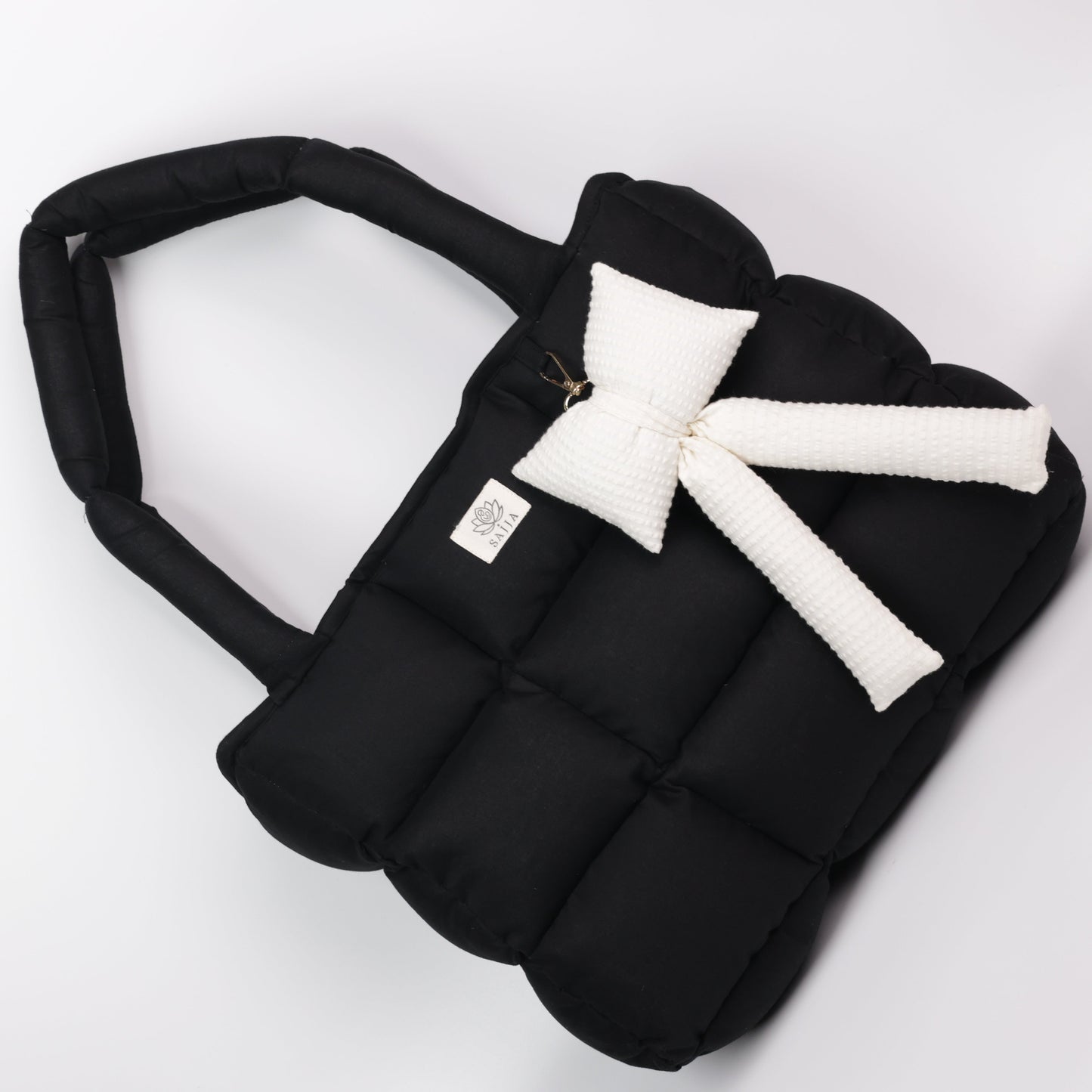 Midnight Puffer Tote