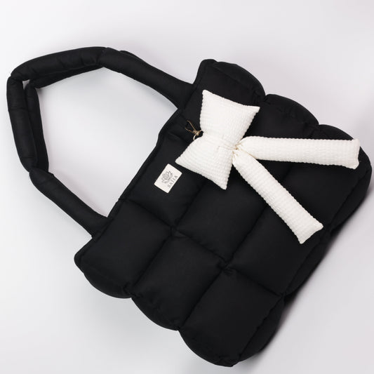 Midnight Puffer Tote
