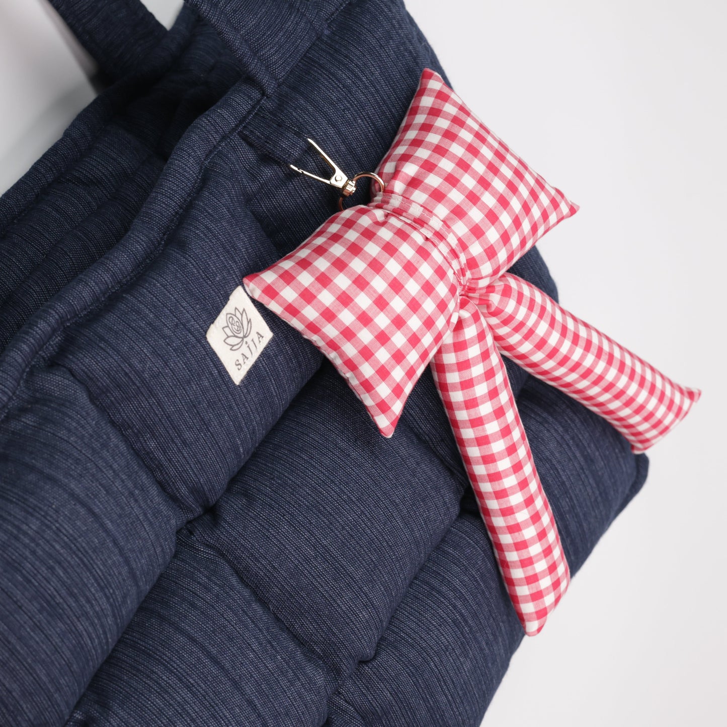 Denim Puffer Tote