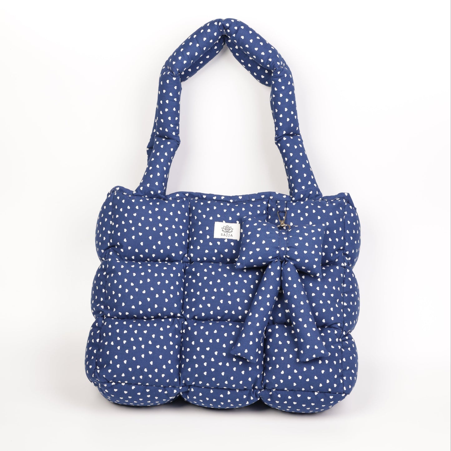 Heart Bloom Puffer Tote