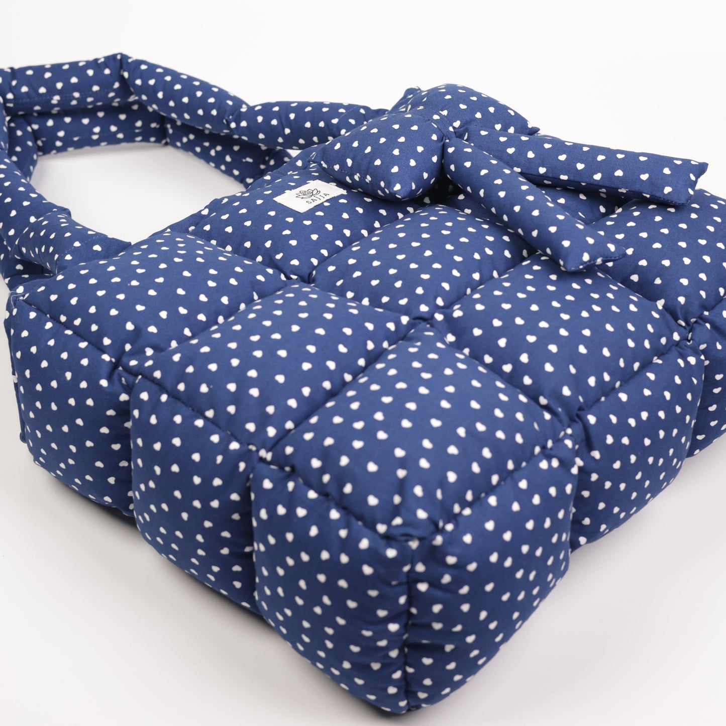Heart Bloom Puffer Tote