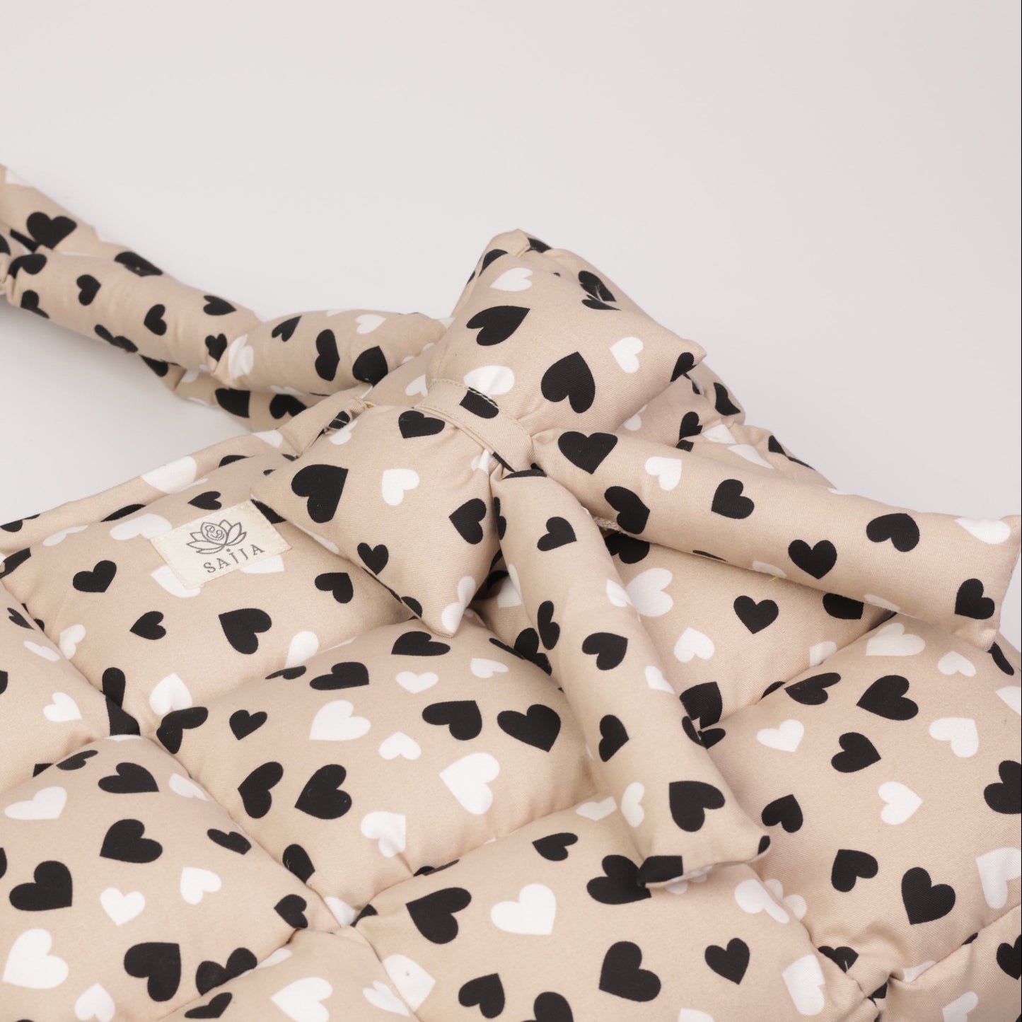 Heart Bloom Puffer Tote