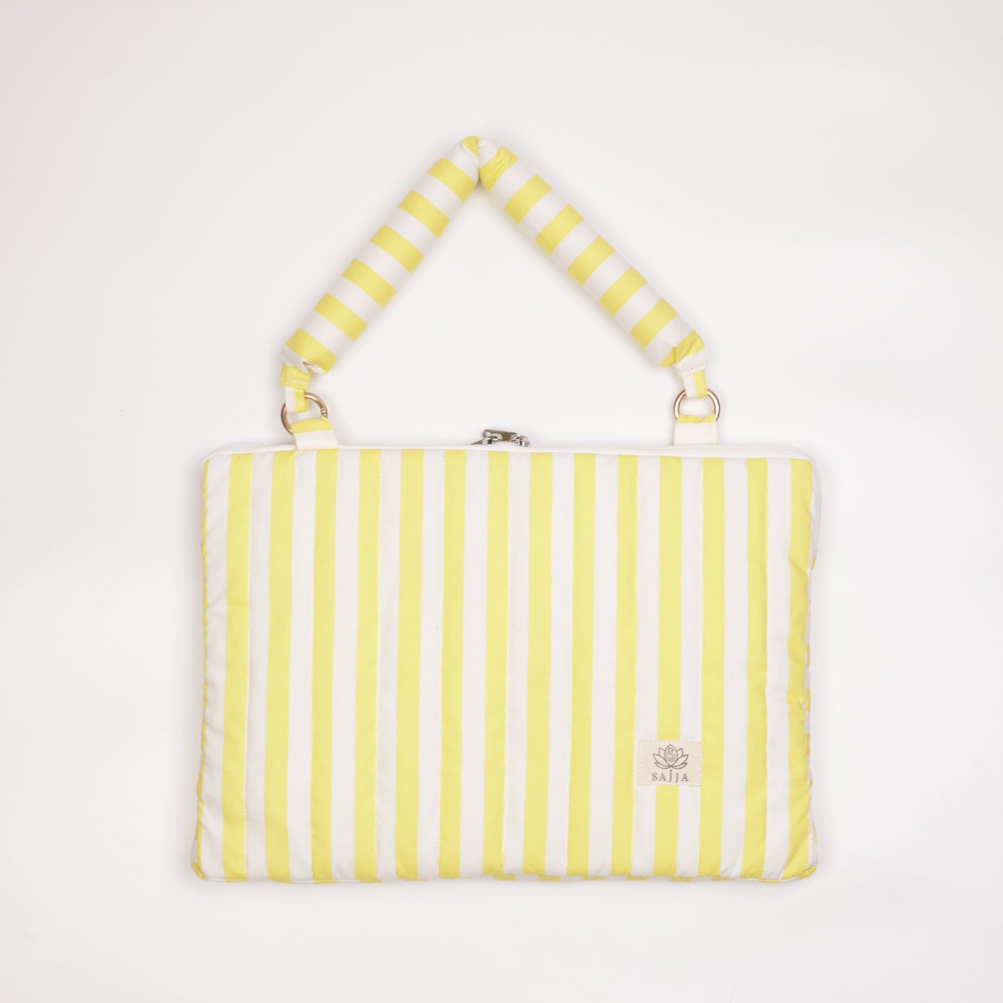 Sunshine Stripe Puffy Laptop Bag