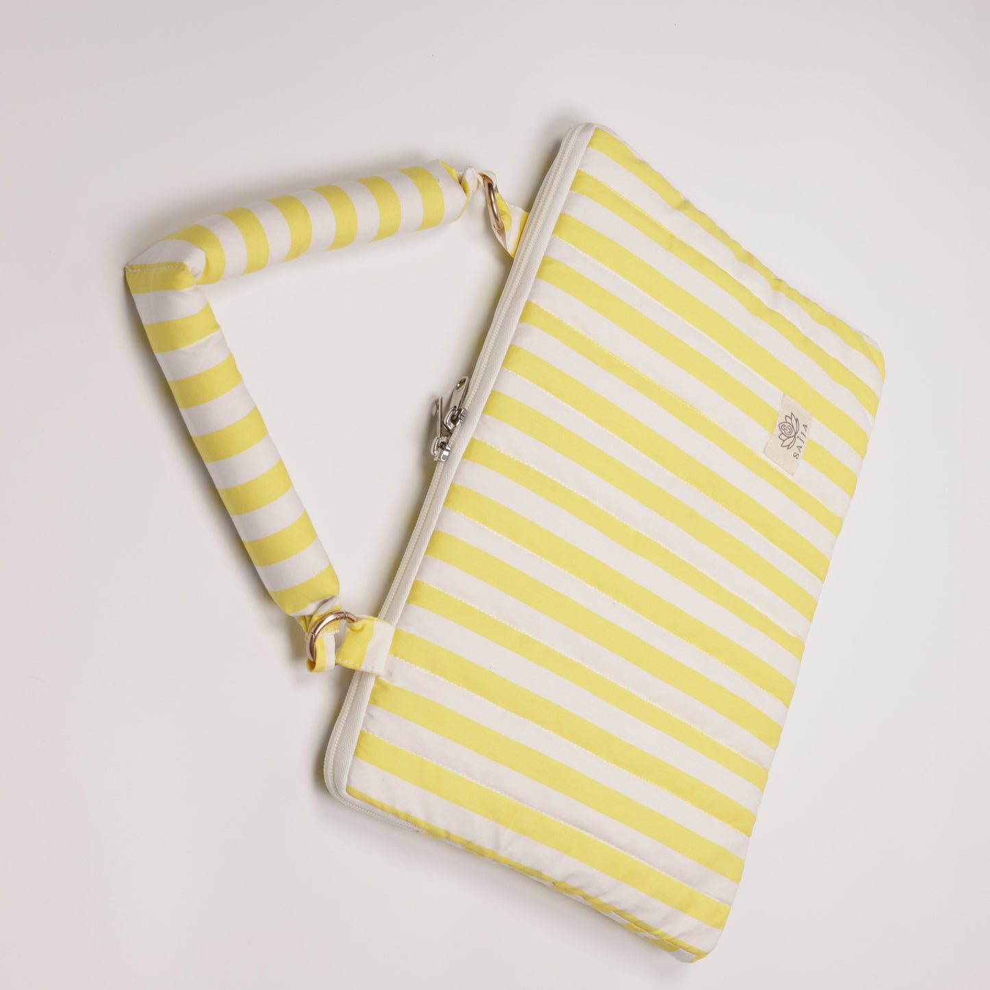 Sunshine Stripe Puffy Laptop Bag