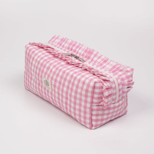 Blush Gingham Vanity Kit