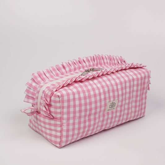 Blush Gingham Vanity Kit