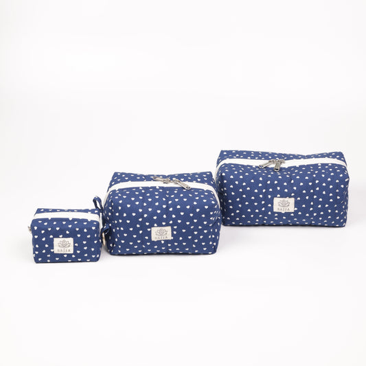 Blue Hearts Travel Essentials Trio