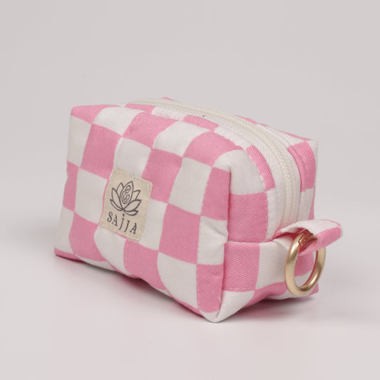 Blush Check Coin Pouch