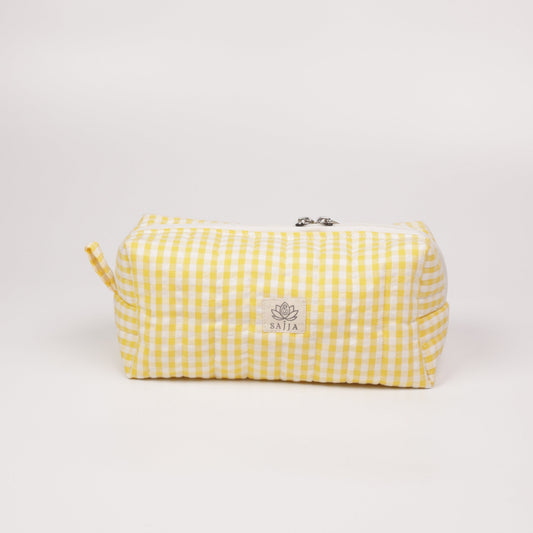Daisy Gingham Travel Essentials Trio