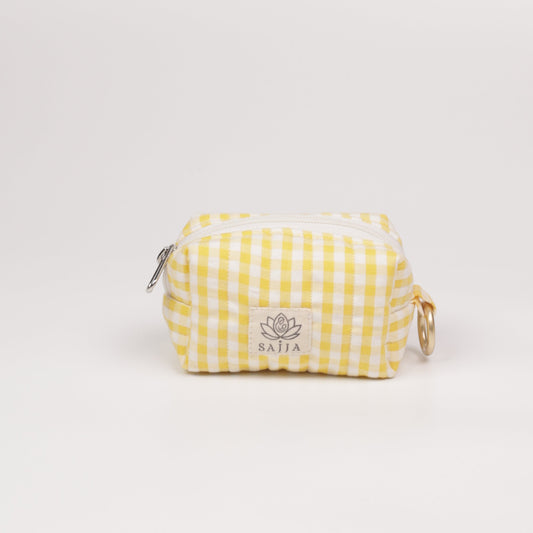 Daisy Gingham Coin Pouch