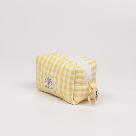 Daisy Gingham Coin Pouch