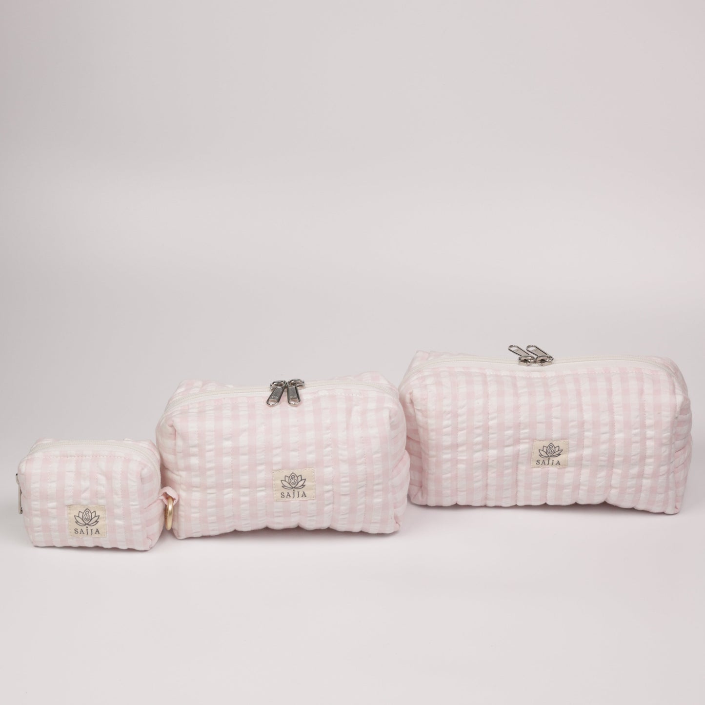 Pink Strip Travel Essentials Trio