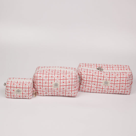 Blush Hearts Travel Essentials Trio